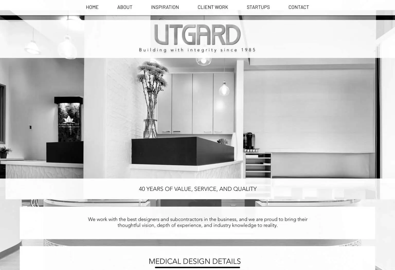 Screenshot of Utgard Construction project